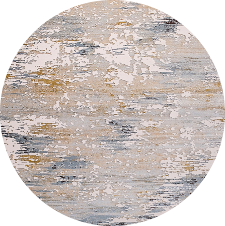 ковер каскад 25632 24346. Ворс различной высоты - интересный эффект объема рисунка. Мягкий упругий ковер 25632 Прямой для спальной, гостиной. Приятные пастельные тона - насыщенность спокойного домашнего интерьера. Голубой Крем, . Абстракция. ковер каскад 25632 24346