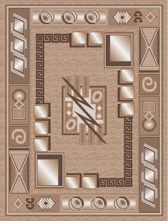 Ковер Лайла де Люкс 15816_10822 Прямой 1,0х2,0