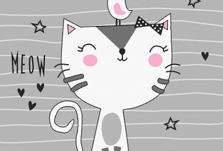 Ковер Принт МЯУ 90_17 1x1,8 Прямой