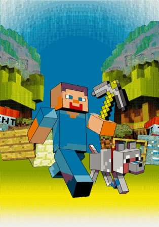 ковер майнкрафт фэнси