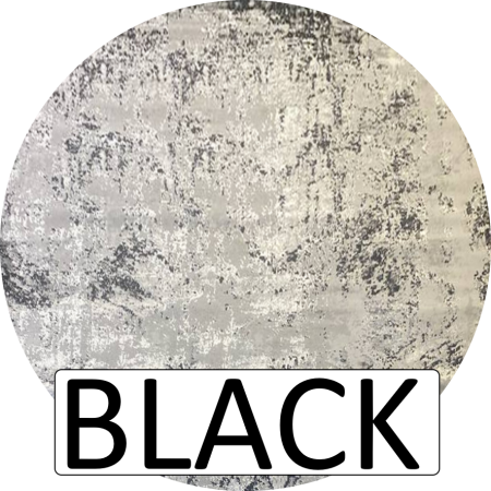 Ковер AMINA NP208 GREY/BLACK 1,0х1,0 Круг