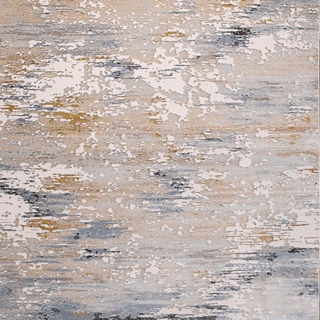 ковер каскад 25632 24346. Ворс различной высоты - интересный эффект объема рисунка. Мягкий упругий ковер 25632 Прямой для спальной, гостиной. Приятные пастельные тона - насыщенность спокойного домашнего интерьера. Голубой Крем, . Абстракция. ковер каскад 25632 24346