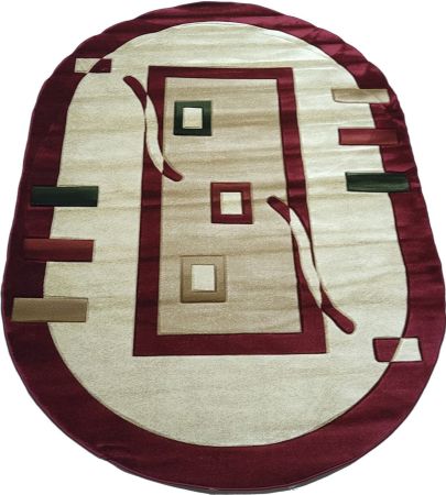 ковер imperial carving 1347 cream / red