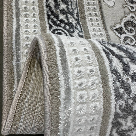 ковер tron t102a cokme_krem/d.gray