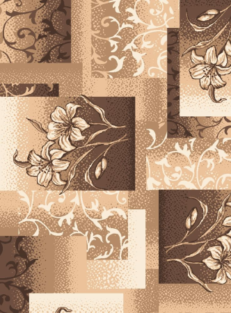 Палас Принт ЛАНА 18_21 1,5х3,5 Прямой