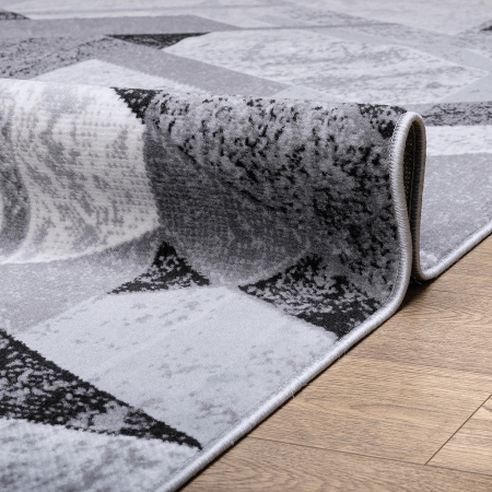 ковер лайла де люкс 15780 10743. Ковер серый Эко 15780 с треугольниками ковер лайла де люкс 15780 10743