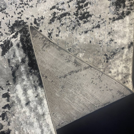 ковер amina np208 grey/black