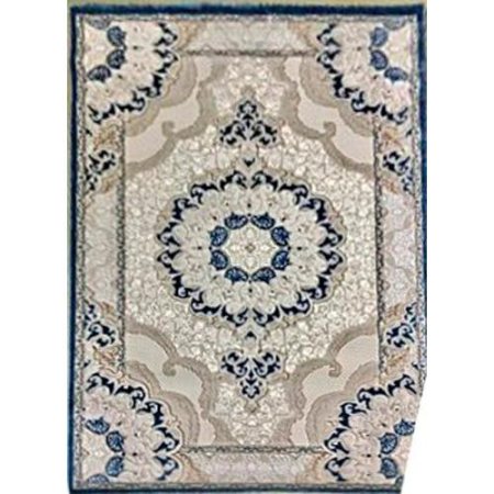 Ковер AMINA Z1039 CREAM/BLUE 1,5x3 Прямой