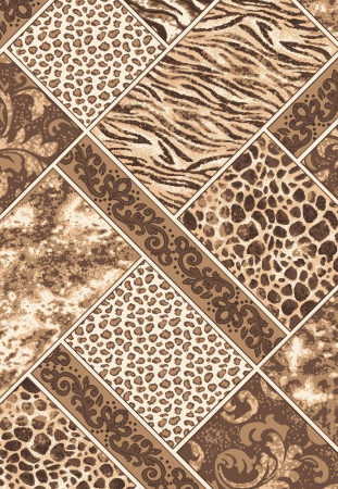 Палас Принт РУНО 18_21 1,5х3,5 Прямой