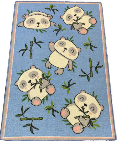 Детские коврики Принт   ПА 0,8 1,2  ПАНДЫ 50 13 1Y  1 сорт