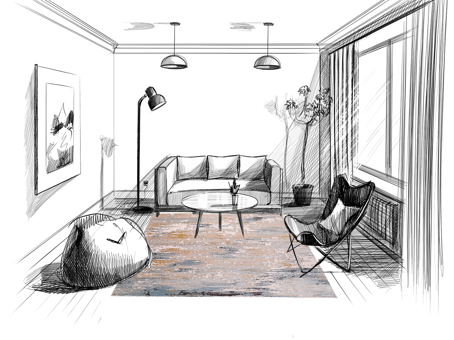 ковер каскад 25632 24346. Ворс различной высоты - интересный эффект объема рисунка. Мягкий упругий ковер 25632 Прямой для спальной, гостиной. Приятные пастельные тона - насыщенность спокойного домашнего интерьера. Голубой Крем, . Абстракция. ковер каскад 25632 24346