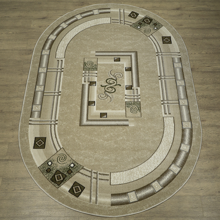 Ковер "Круиз" (22413_29766) Овал 1,0х2,0