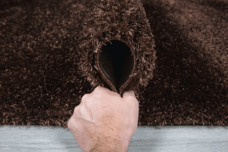 ковер паффи 7p001 a brown