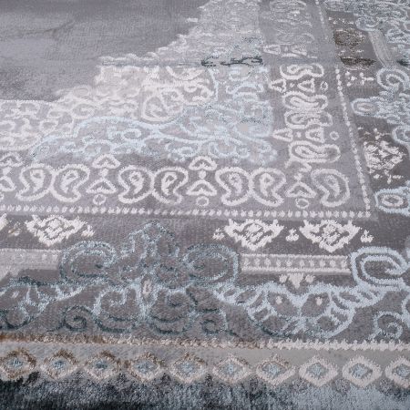 ковер ascona 4112a acikmaviflosacikmaviflos